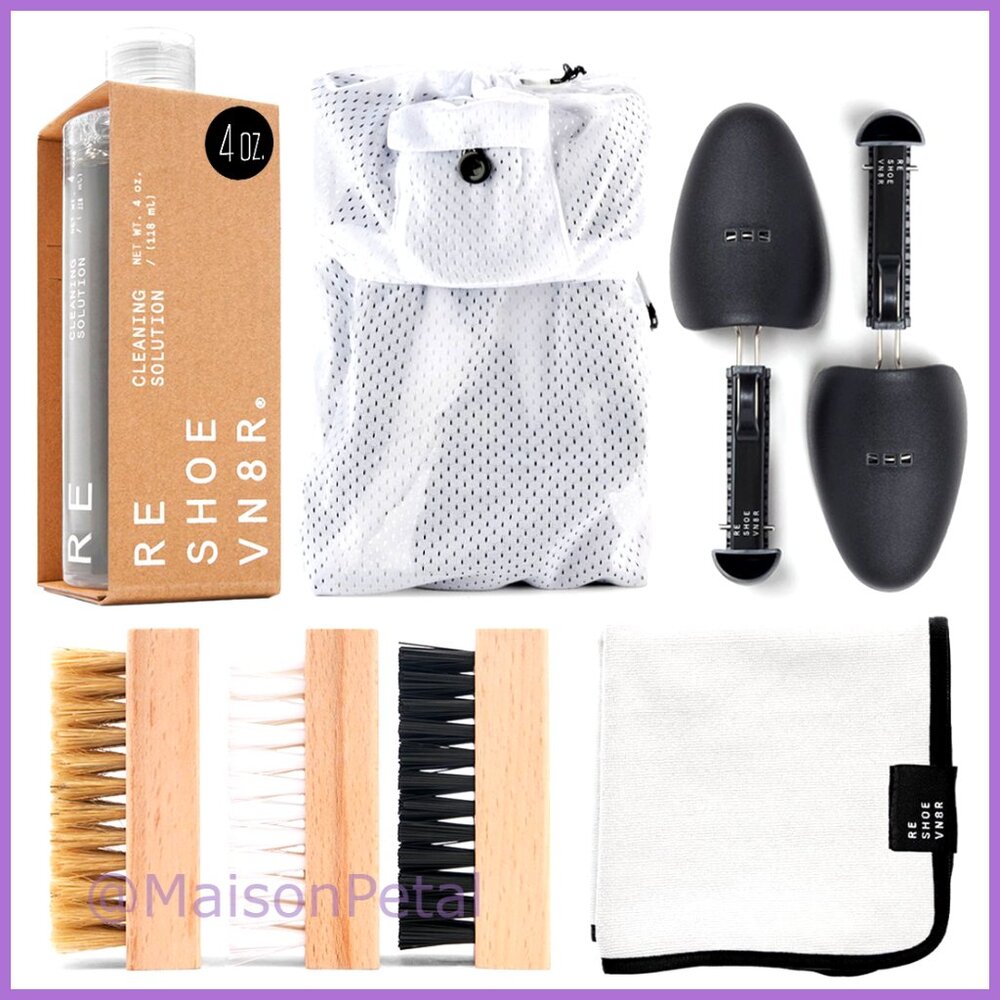 Shoe Cleaner Kit for Sneakers, Leather, Suede, Canvas, Mesh, Knit